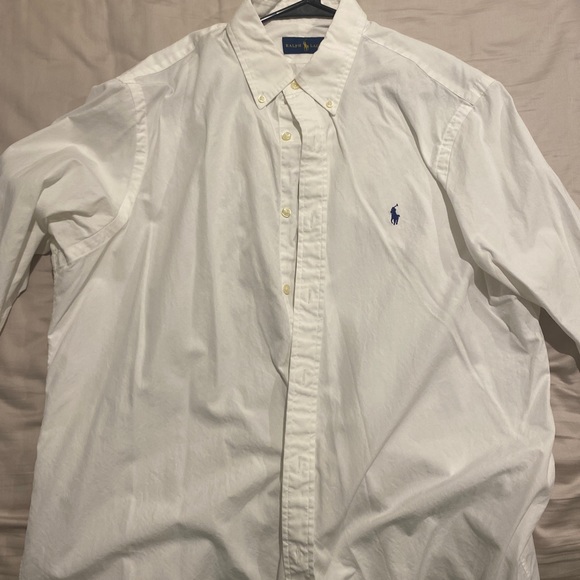 NON-IRON XL Ralph Lauren white dress shirt - Picture 1 of 1